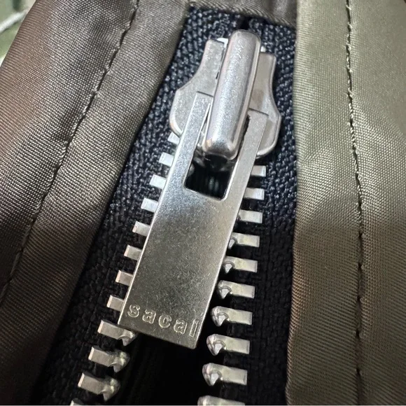 SACAI X Kaws Skirt Camo Pleated Designer Green $975 - Picture 9 of 11